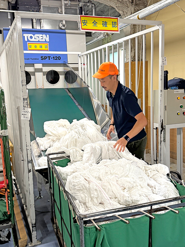 寝具工場_乾燥機